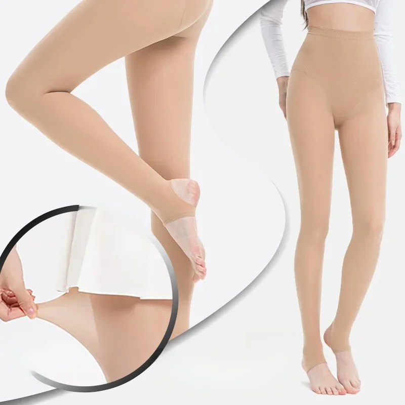PGM Women's Golf Ice Silk Sunscreen Socks with No Trace Leggings Bottom Pants Silk Stockings KUZ177 — zdjęcie 2