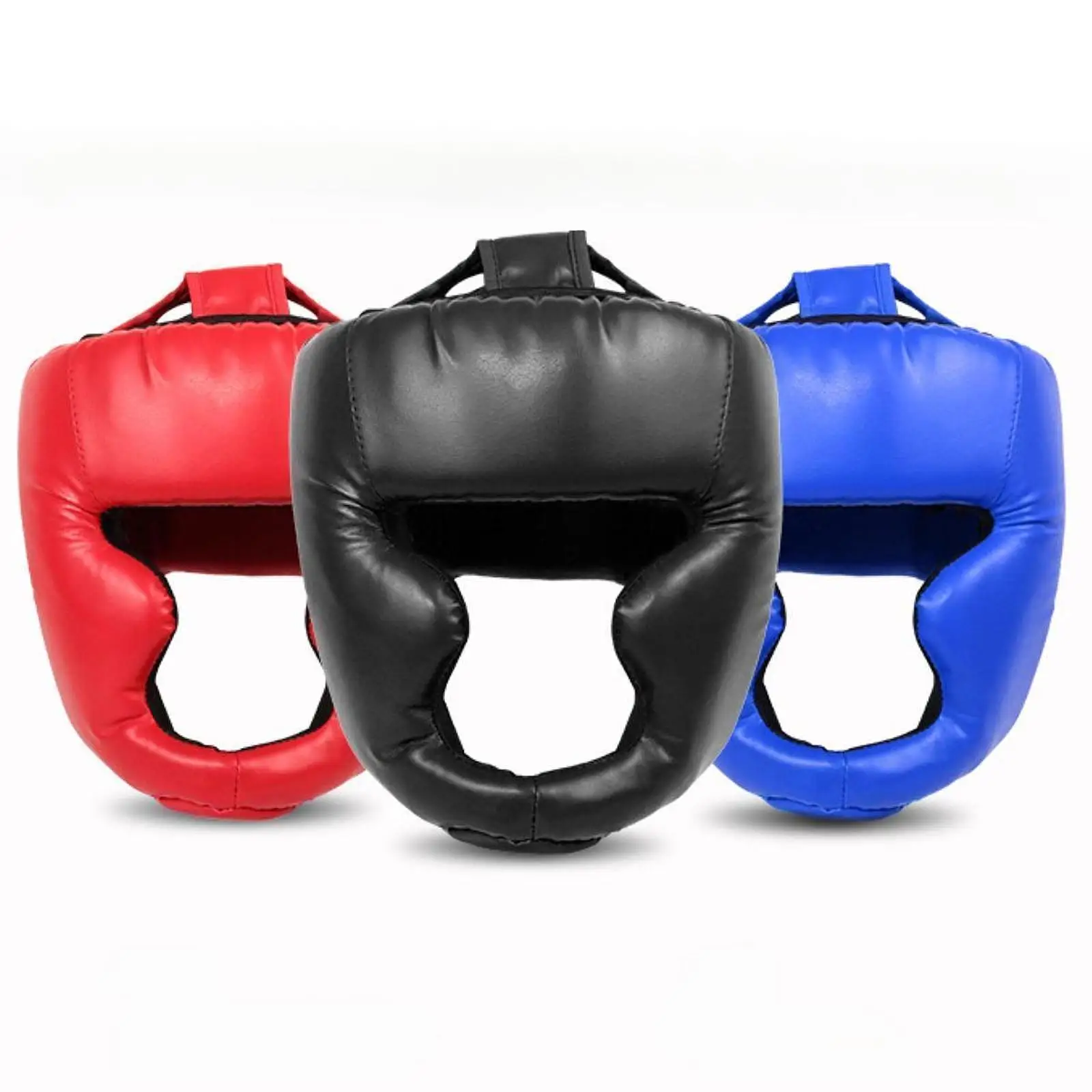 

Головной убор для бокса, защита щек, головной убор, профессиональная портативная защита головы для спарринга, санда, муай-тай, ММА, взрослых и детей