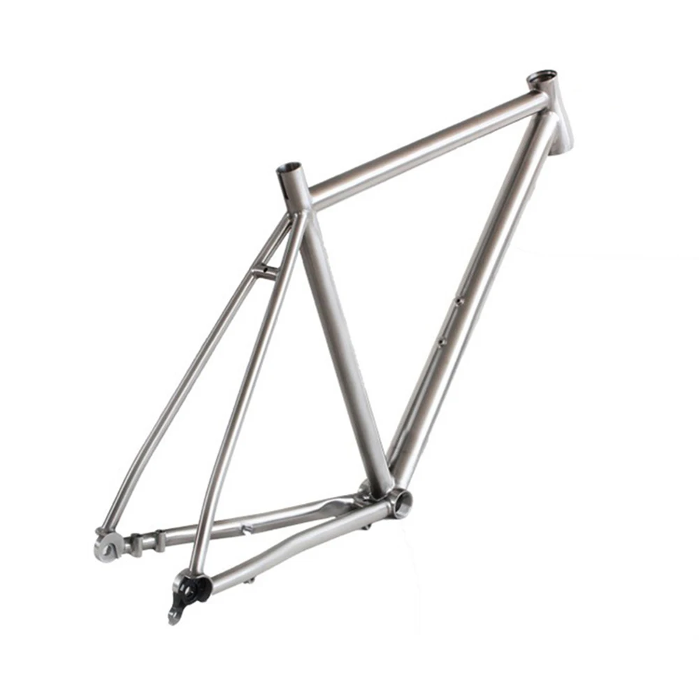 Titanium Bike Frame with Disc Brake, Inner Cable Dropout, Bicycle Accessories, Customized Available