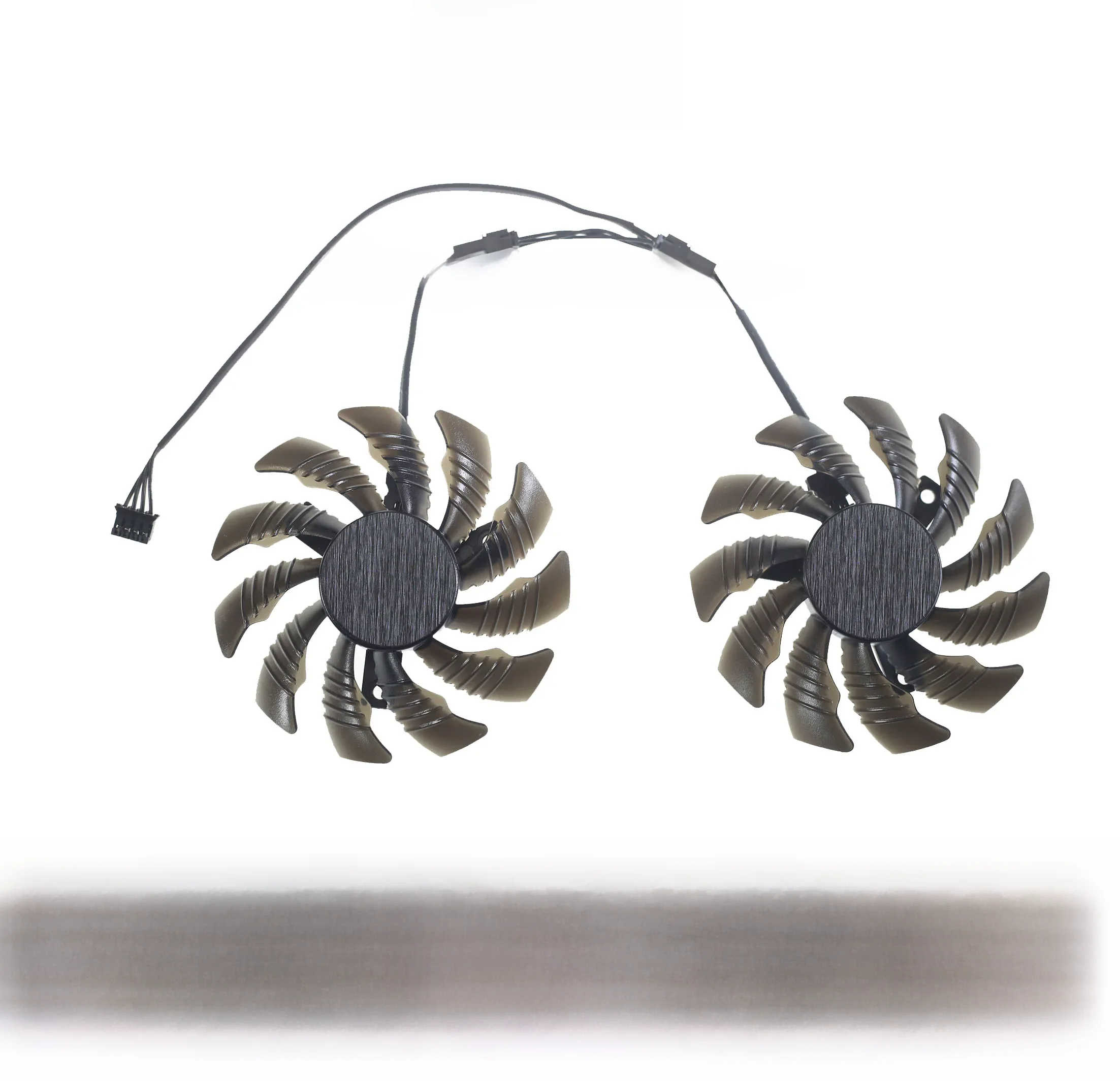 75MM PLD08010S12HH T 128010 Wymiana wentylatora chłodnicy SU 4Pin 0,35A dla karty graficznej Gigabyte GTX 1050Ti 1050 RX 550 RX560 — zdjęcie 2