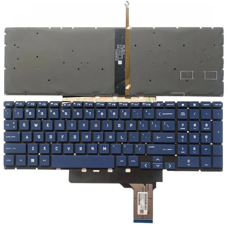 Klawiatura RU/US do HP Victus 15-FA 16T-D 16-R 16-S TPN-Q263 16-E 16-D 16T-D000 16-D0013dx 16-D0030 15-FB Q264 Q278 16T TPN-C169 — zdjęcie produktu 6