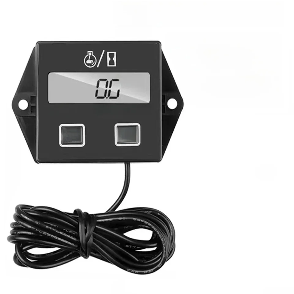 AliExpress fashionwear Digital Display Engine Tachometer Timer Instrument Induction Tachometer Suitable for Motorcycle Engine Chain Saw Bicycle Boat