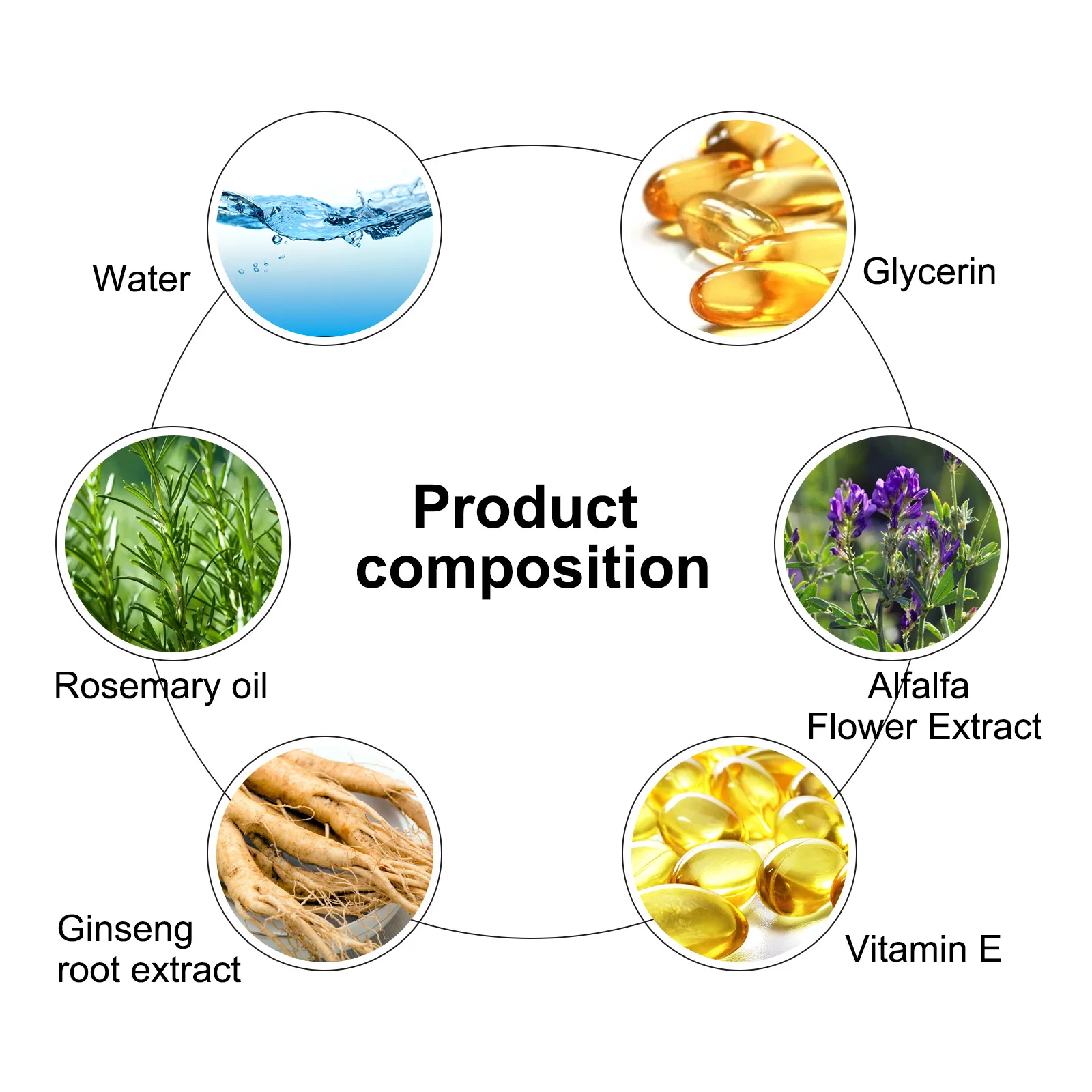 30 مللي جوهر شعر رجالي من East Moon مكمل قوي ومتين ومرطب مغذي يمنع السقوط حل العناية بالشعر الكثيف القابل للتصت
