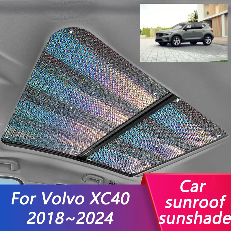 

For Volvo XC40 C40 2018 2019 2020 2021 2022 2023 2024 Sunshade Window Roof Protection Sunshade Window Curtains Sunshadin Board