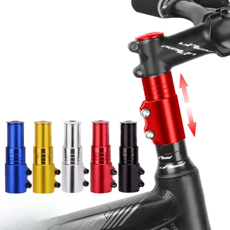 AliExpress SMHXIANGQIANJIN Bike Stem Fork Bicycle Handlebar Extension Riser Rise Up Bicycle Adapter Durable MTB Power Mountain Cycling Part 120mm