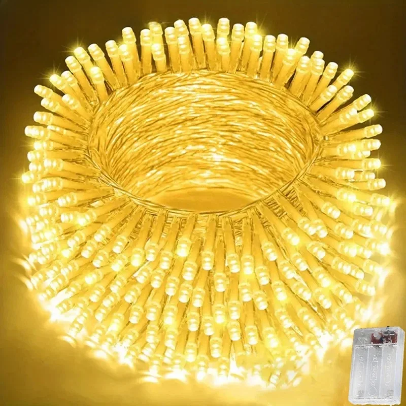 10/20/50/80Led guirlandes lumineuses LED festives pour noël Halloween pâques saint valentin Eid pas de piles incluses