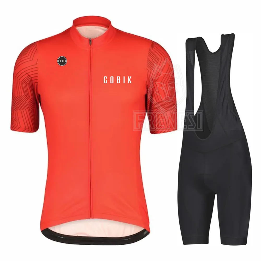 New Cobik Team Bicycle Short Sleeve Set Summer Men\'s Shirts Cycling Clothing MTB Maillot Outdoor Cycling Jersey Ropa de Ciclismo