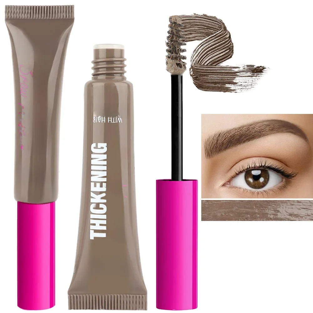 DNM 9 couleurs crème à sourcils durable 16h Dense forme de sourcil naturelle imperméable teinte à sourcils améliorée mode crème de teinture à sourcils 7ml