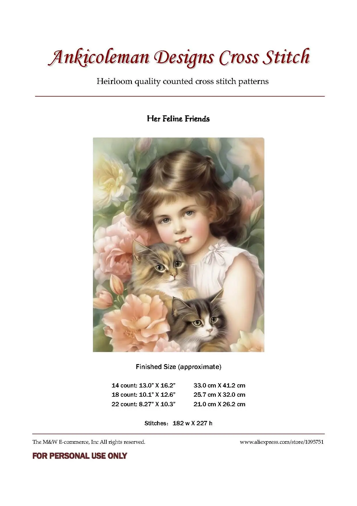 Counted Cross Stitch Patterns only, No fabric, No threads, Needlework DIY DMC Color, Printed Chart or PDF - Hollyhocks Row Cool