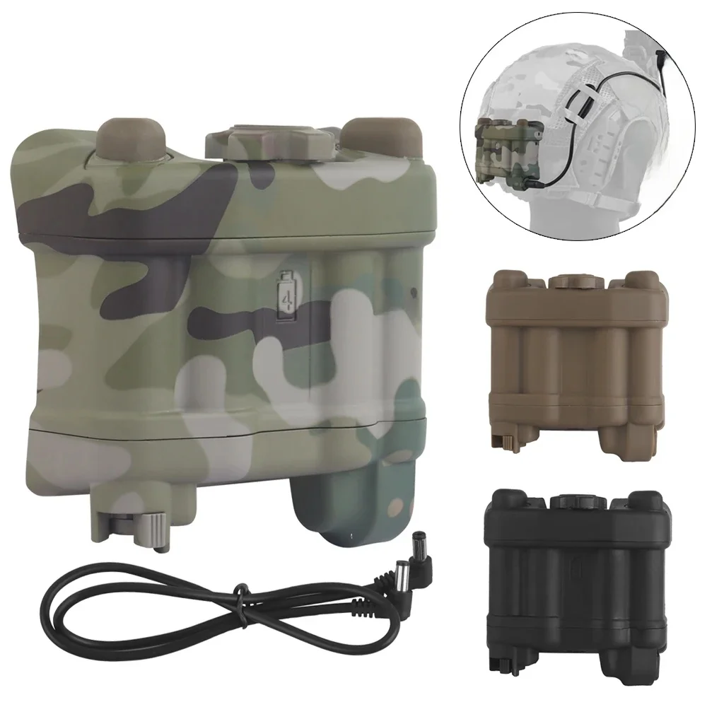 NVG AN/PVS-31 boîtier de batterie boîte de rangement sans fonction modèle factice dispositif de Vision nocturne équipement Wendy accessoires de casque rapide accessoires CS