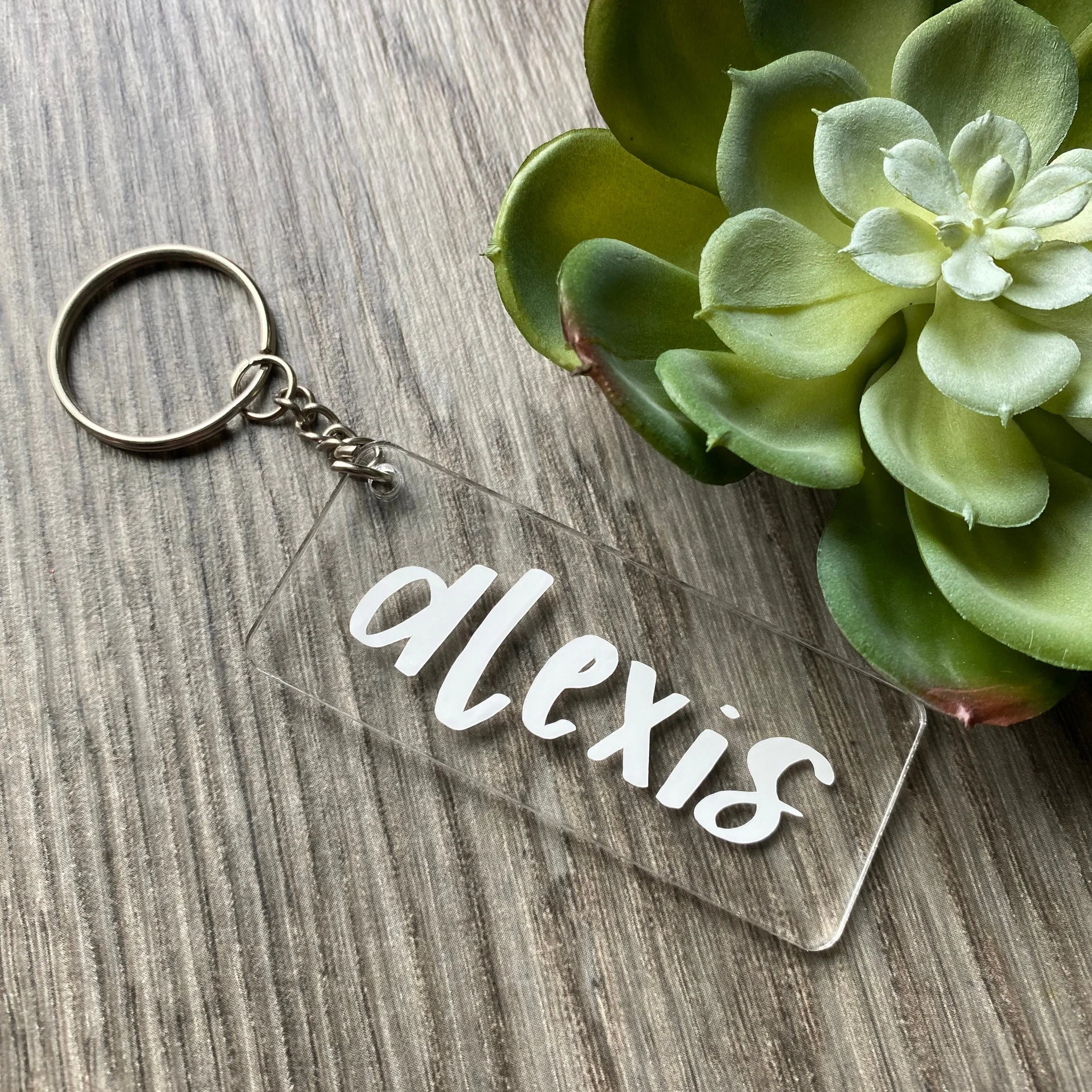 

Personalized Acrylic Name Keychain Custom Name Keychain Kids Key Chain Custom Name Colors Backpack Key Chain for Bags