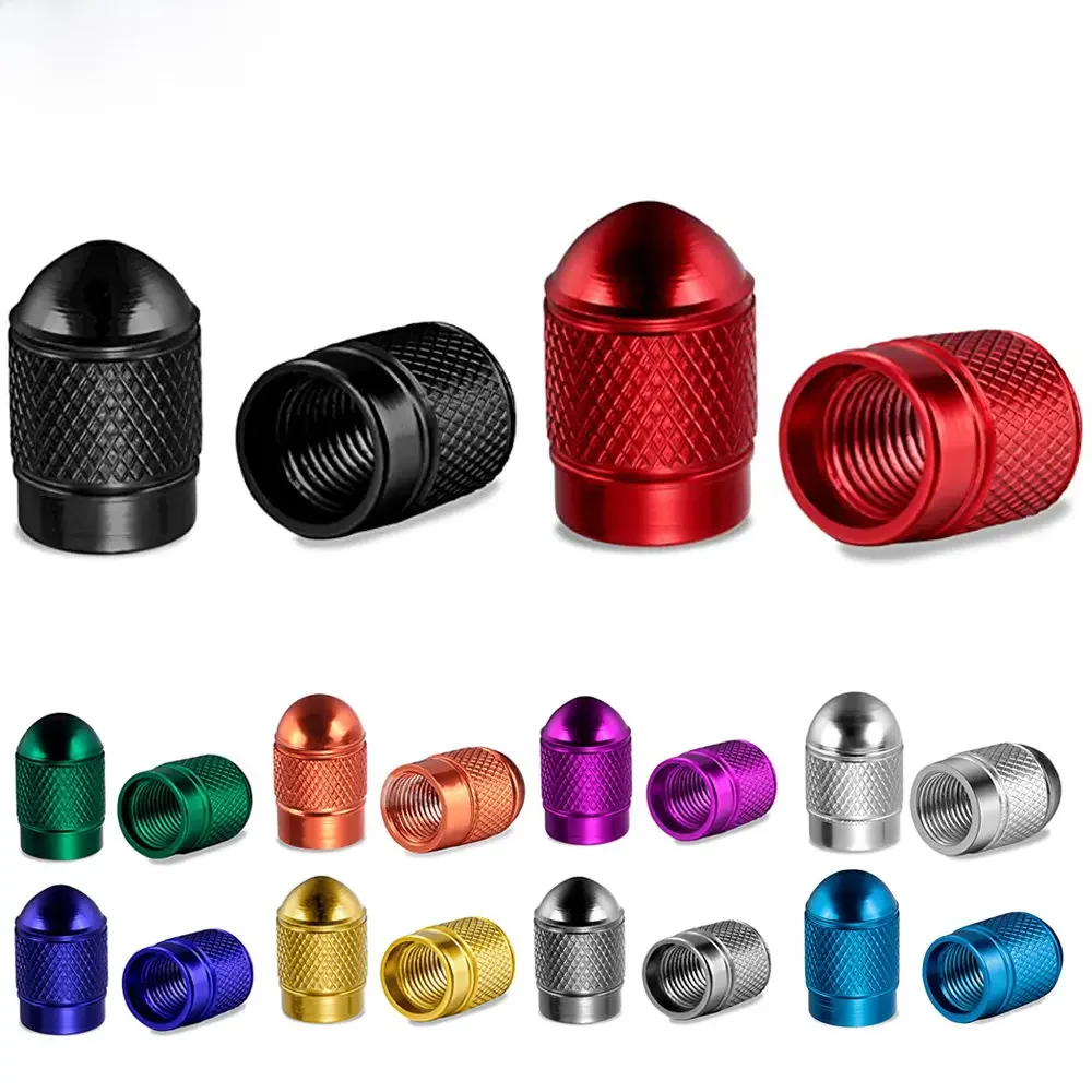 Bouchons de tige de Valve en aluminium, 4/8 pièces, bouchons de pneus de voiture universels résistants à la Corrosion et aux fuites, pour voiture, camion, moto, vélo