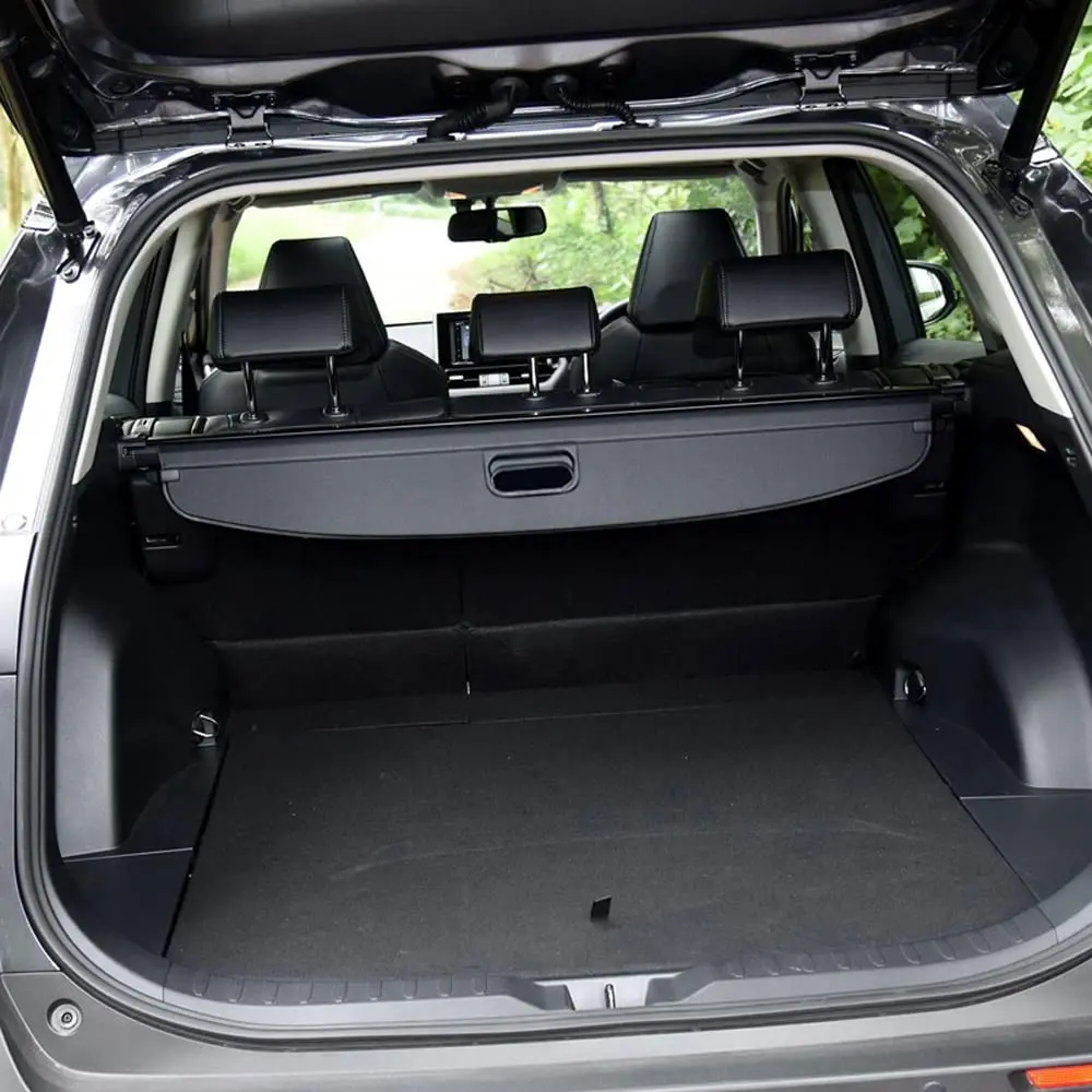 For Toyota Rav4 2019-2022 2023 2024 Black Retractable Trunk Cargo Cover Luggage Shade 1 Set