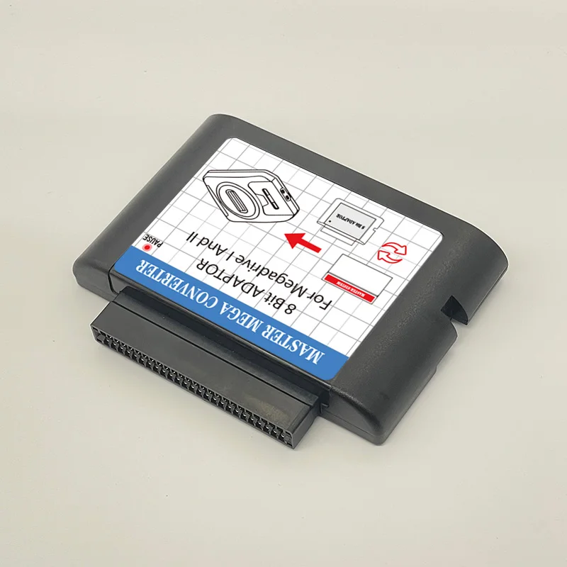 Master System Game Cartridge Converter Adapter for SEGA Mega Drive I/II First/Second Generation 16-bit Video Game Consoles