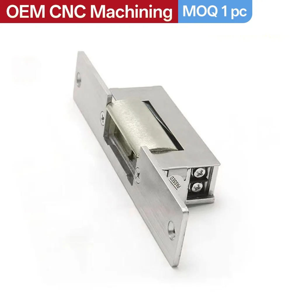 

Custom CNC-machined 12V electric door lock (cathode lock) parts, suitable for access control systems and intercom systems