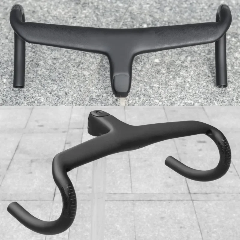 AliExpress NONE SL8/SL7 Road Carbon Handlebar Carbon Stem Internal Cable Routing Road Bicycle Handlebar Cockpit Di2