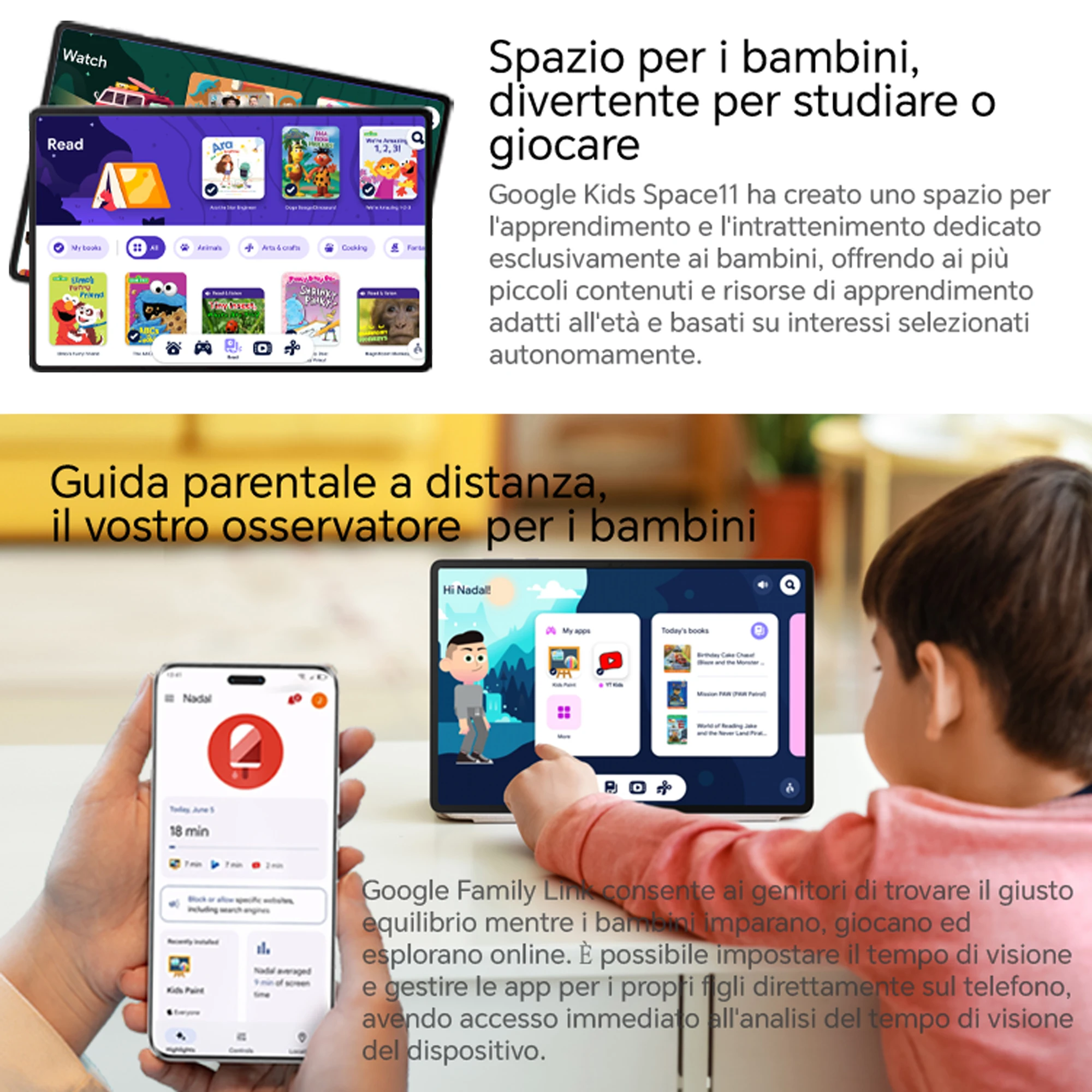 Immagine 9: Tablet HONOR Pad X8a, 8300 mAh, schermo da 11 pollici a 90Hz con protezione per gli occhi, 4 altoparlanti, Android 14, Grigio Spazio