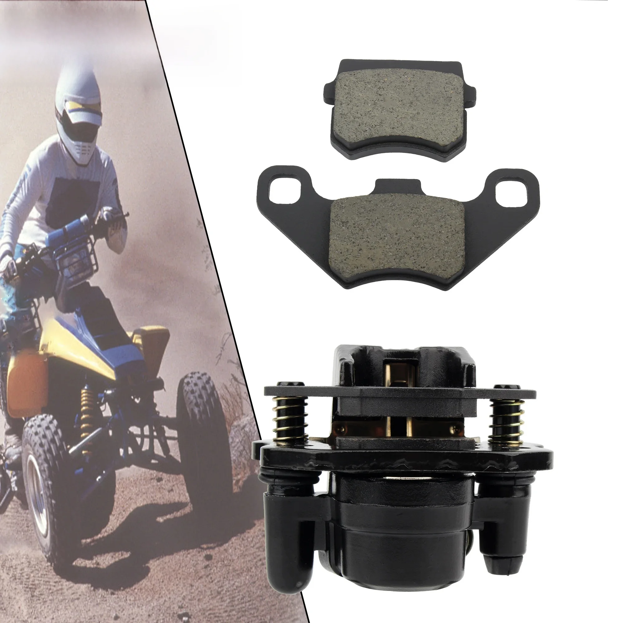 AliExpress PowerMotor Rear ATV brake Caliper Pump Brake Pads Set for Off-Road Quad Bike 50cc 110cc 150cc 200cc 250cc Cargo ATV Kart Parts