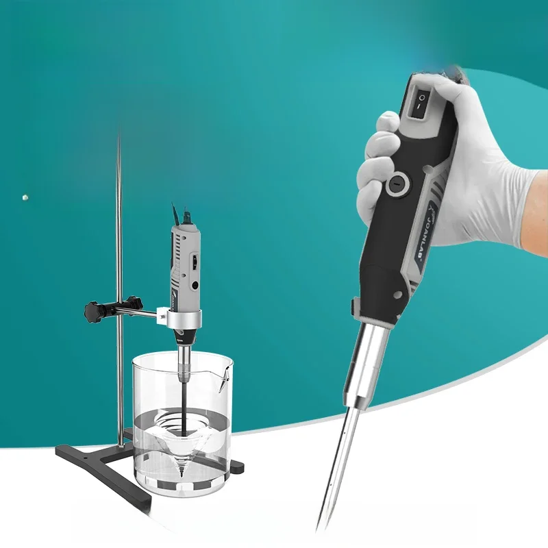 Joanlab 220V Handheld High-Speed Homogenisator Dispersie Emulgator Laboratorium Celweefsel Crusher Mixer MHZ-01 - afbeelding 2