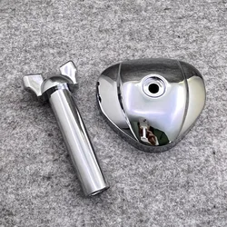 Motorcycle Refit Accessories Fuel Tank Switch Handle Chrome Carburetor Cover Cap For Honda Steed 400/600 VLX 400/600