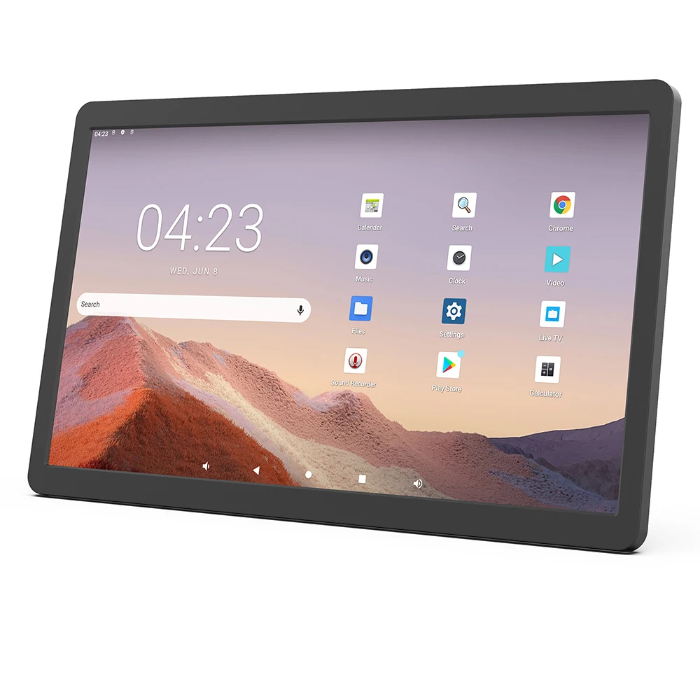 21. 5-calowy tablet z systemem Android PoE + + do montażu na ścianie z funkcją pełnego komputer dla graczy monitora, ekranem w komórce, wifi, RJ45