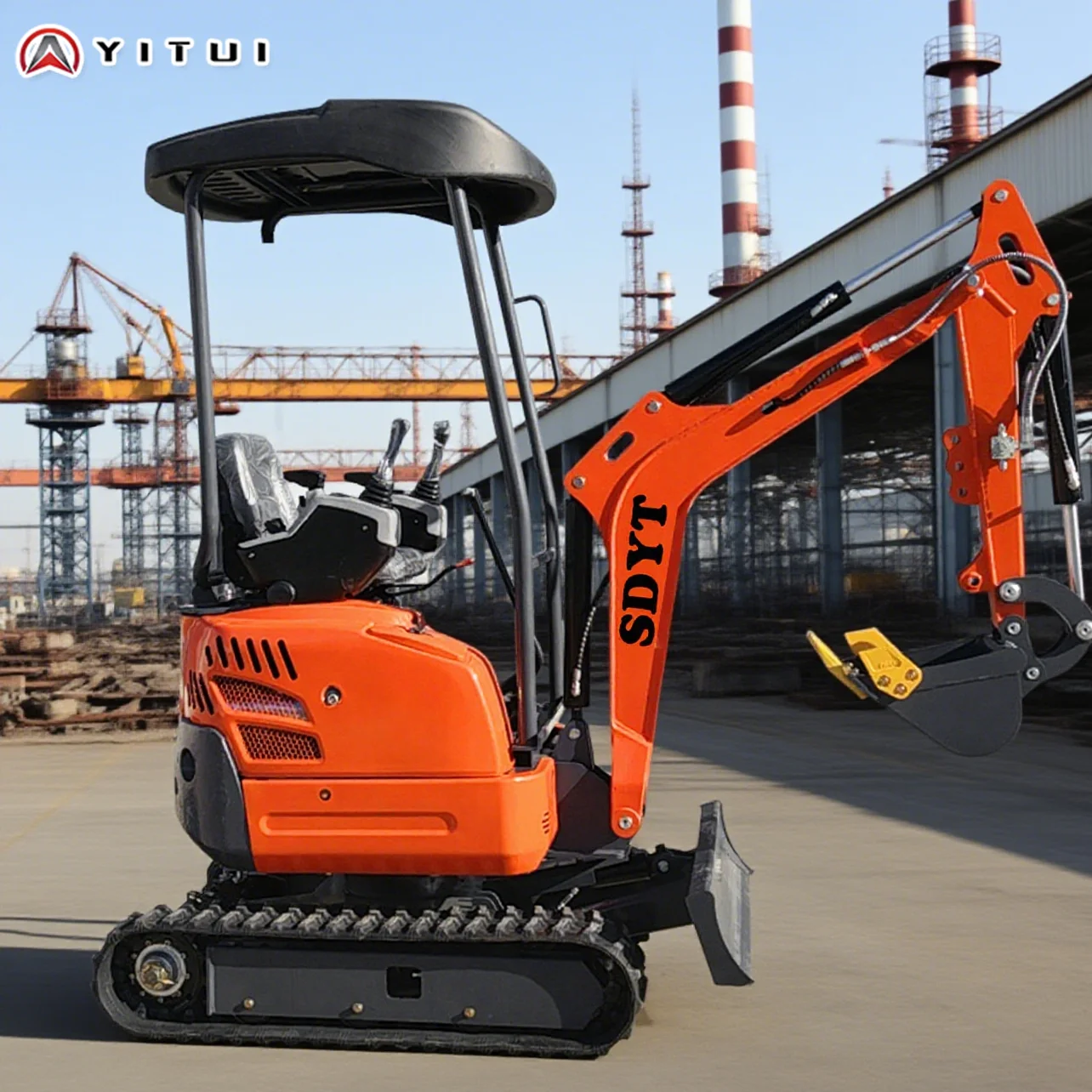 حفارة صغيرة مخصصة 3 طن مع دلو مائل محرك كوبوتا الهيدروليكي حفارة صغيرة مجنزرة