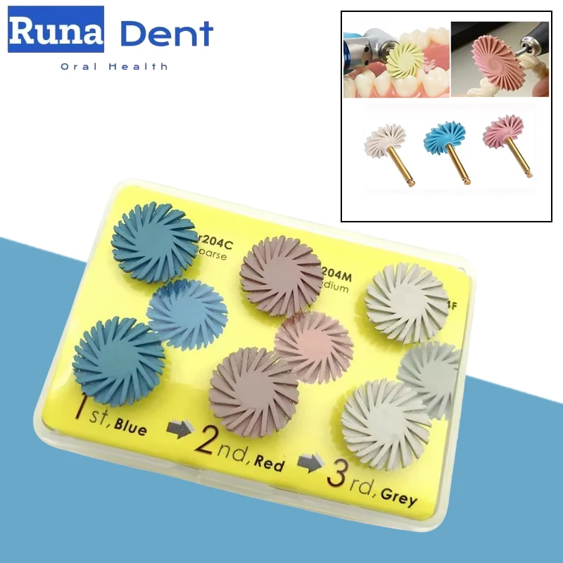 

Набор для полировки зубов: 12 шт./2 комплекта, алмазные боры, гибкие спиральные щетки, полировальные диски для композитных материалов, зуботехническая лаборатория