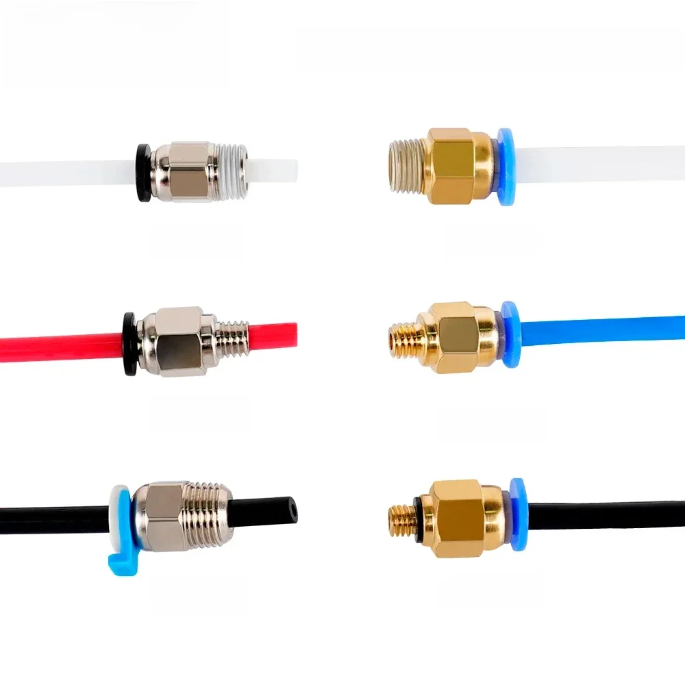 10 pièces PC4-M6 PC4-M10 PC6-01 raccord pneumatique PC4-M10 pour Creality Ender 3/3 Pro/3 V2 Ender 5/5Pro/5 Plus CR-10 pièces d'imprimante 3D