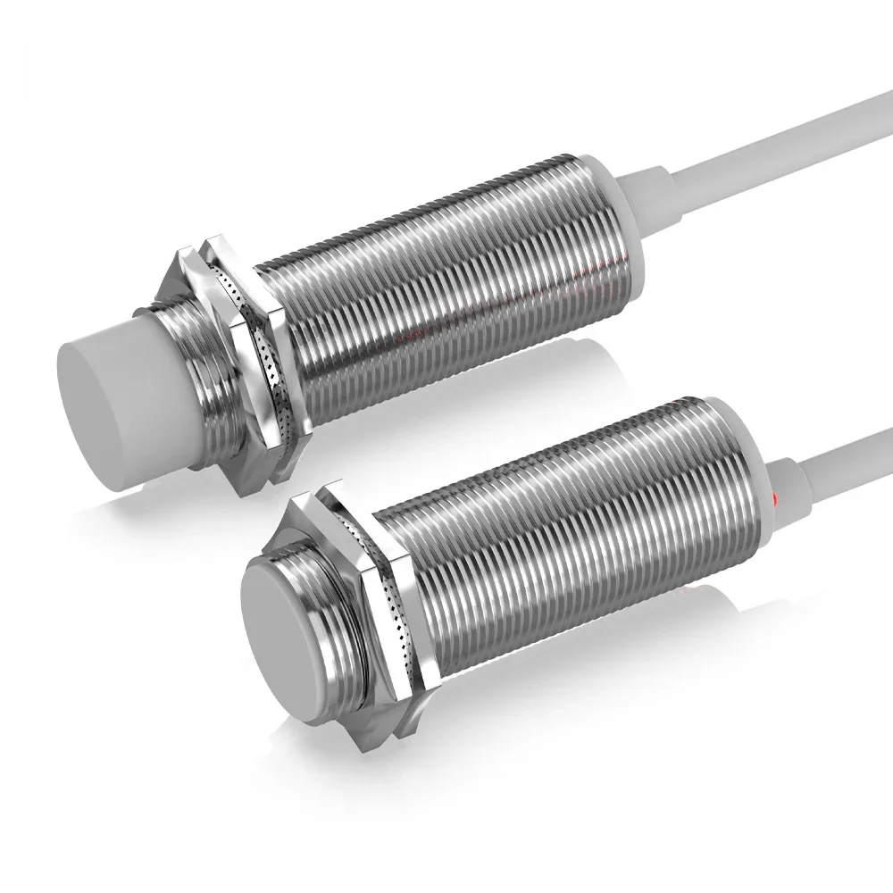 GTRIC M18 Pojemnościowy czujnik zbliżeniowy 10-30V DC 3 przewody NPN PNP NO NC Przełącznik czujnikowy bez spłukiwania z kablem 2m — zdjęcie produktu 7
