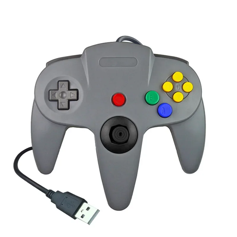 Manette de jeu filaire USB pour console N64, contrôleur de jeu d'origine