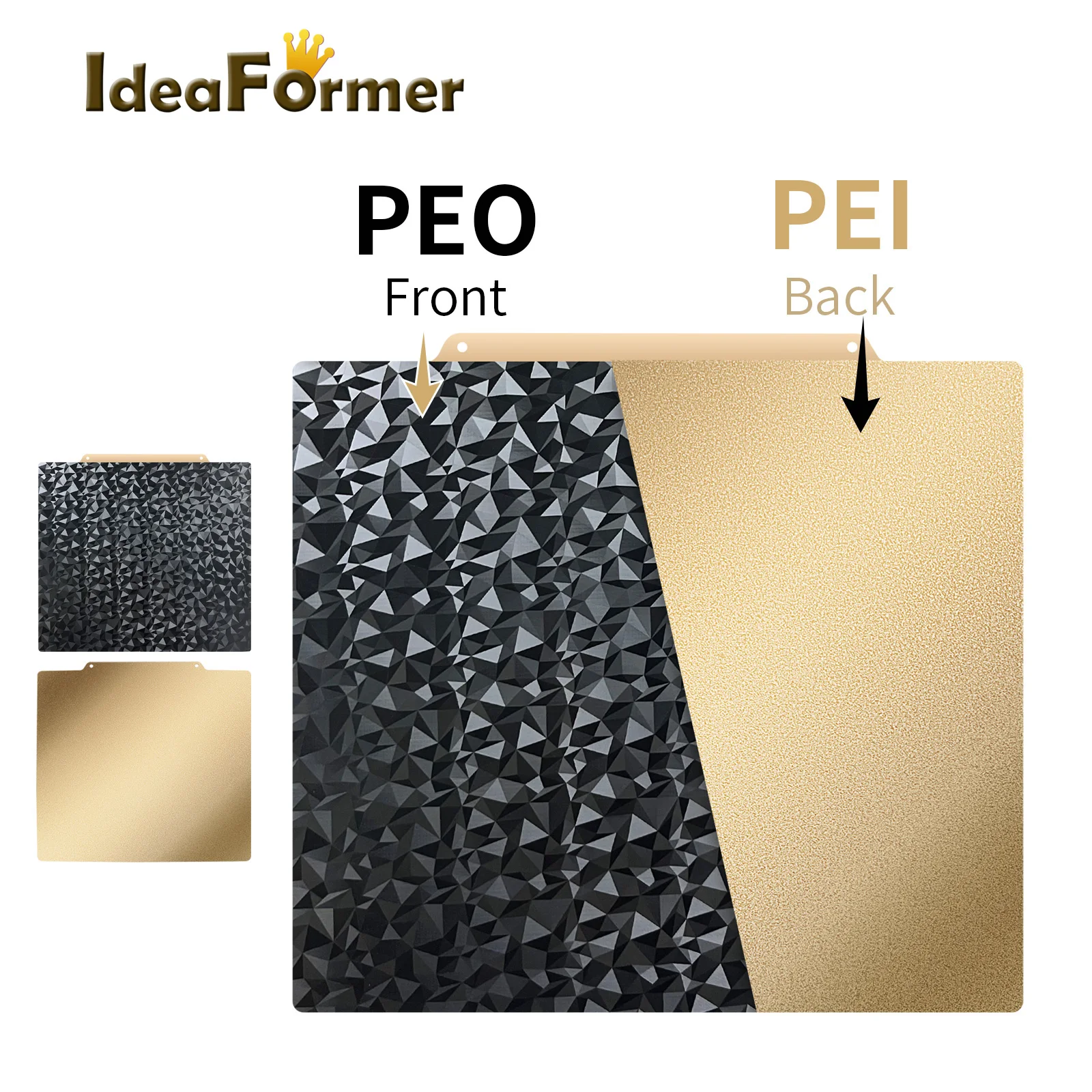 Magnetyczna blacha stalowa z powłoką PEI do Creality Ender 3 Max 310x320mm, ulepszenie PEI do podgrzewanego stołu CR-10 V2 V3 Mega X — zdjęcie produktu 2