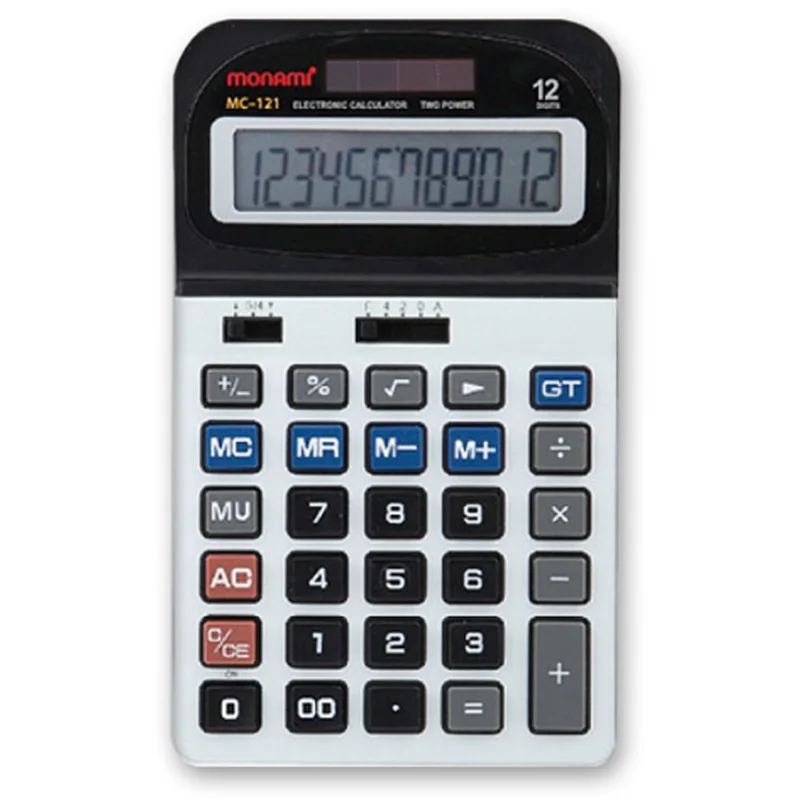 Monami electronic calculator MC-121