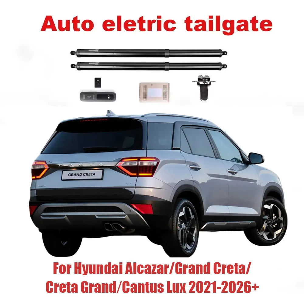Sistema de cierre de módulo de bloqueo de puerta trasera eléctrica, elevación automática, para Hyundai Alcazar/Grand Creta/Creta Grand 2021 +