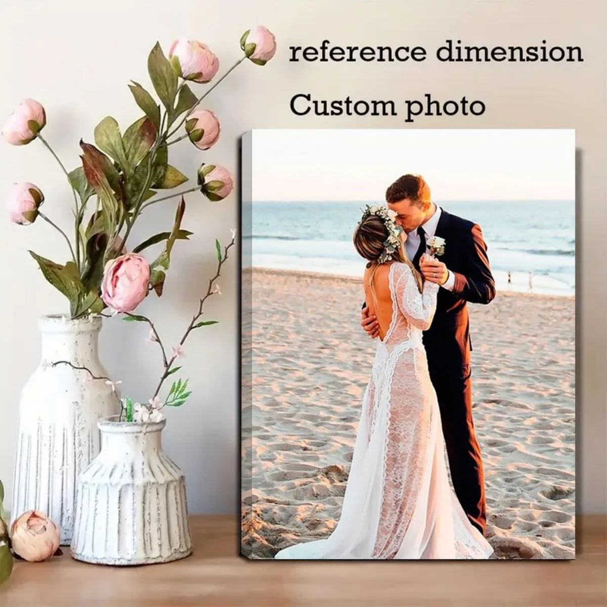 2D Flat Poster (Includes Wooden Frame; Single Piece) — Personalized Photo Wall Art — 