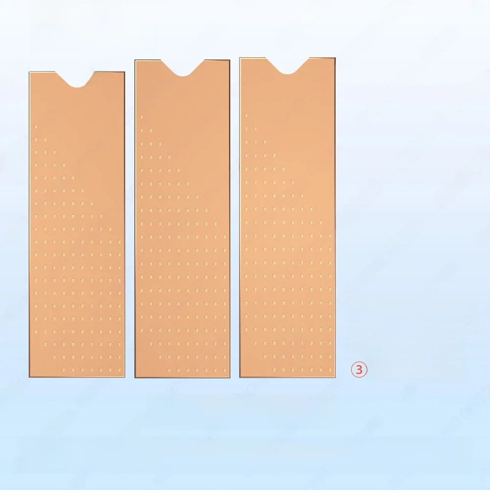 JEYI M.2 SSD Heastink with Nano Thermal Pads, 3Pcs Copper Heat Sink Cooling Thermal Pad For NVME NGFF 2280 PCIe SSD