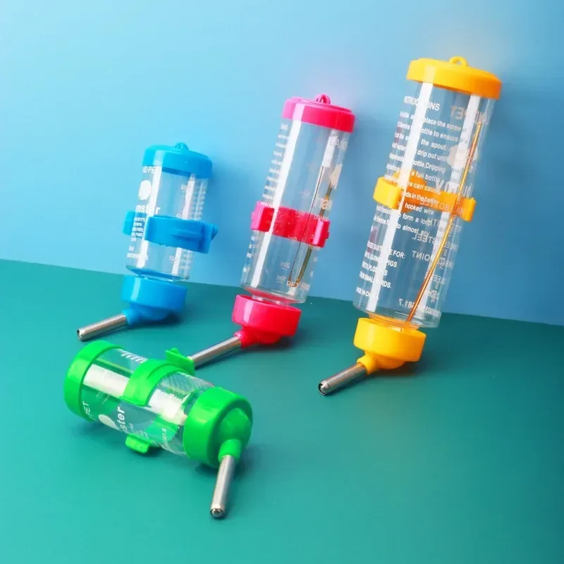 Abreuvoir suspendu pour Hamster, distributeur de bouteilles d'eau, mangeoire suspendue pour chien, cochon d'inde, écureuil, lapin, tête à boire 80/125/250ml