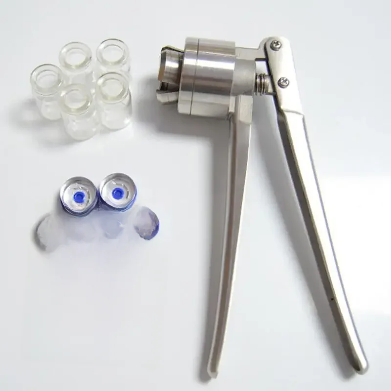 Ręczna zgrzewarka do butelek ze stali nierdzewnej do 13/15/20 mm aluminiowo-plastikowa / кримпер ręczna maszyna do zamykania butelek — zdjęcie 2