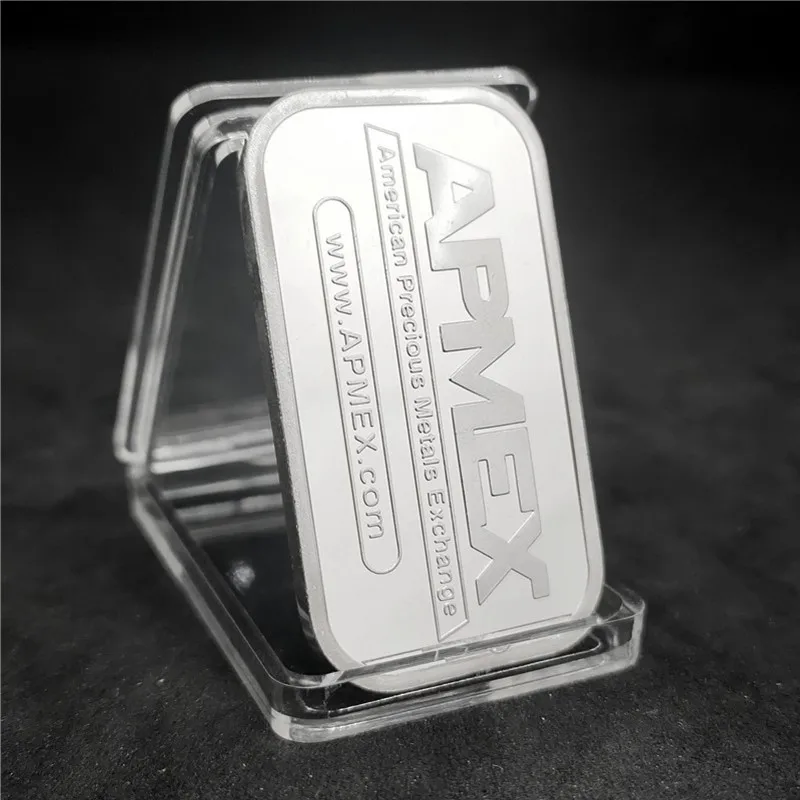 5/10/20 pezzi America 1 oz APMEX Silver Bar APMEX Silver Bullion 1 troy Ounce 999 Silver American Bullion Regali creativi