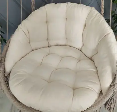 Macramé Hammock para decoração de sala, Brown Rocking Chair, Custom Garden Swing