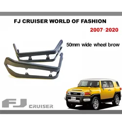 50mm Thickened Metal Mudguards For Toyota FJ Cruiser Wheel Fenders Decoration FJ Cruiser Accessories Fender Guard