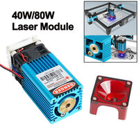 Twotrees TTS-55 40W Laser Module Laser Head LD+FAC 5.5W 450nm with Focus Block Slide Module for CNC Laser Engraving Wood Cut