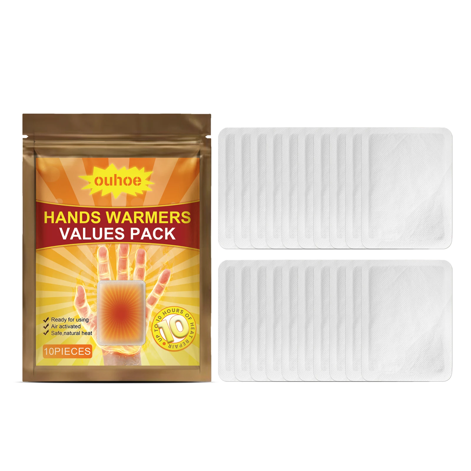 تدفئة اليد منع تبديد البرد رفع درجة حرارة الجسم تخفيف الأيدي الألم المحلي تدفئة المحمولة المتاح ملصق #6