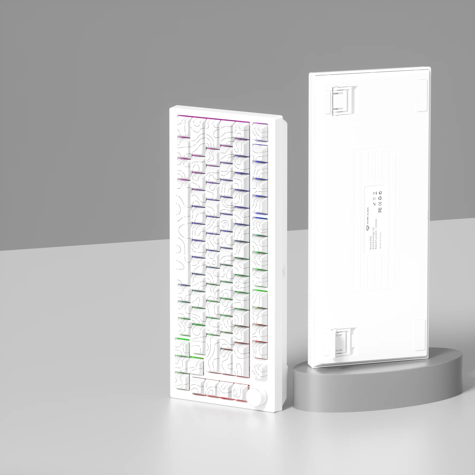 

133-Key Contour Theme Mechanical Keyboard Keycaps White PBT OEM Profile Keycap Set