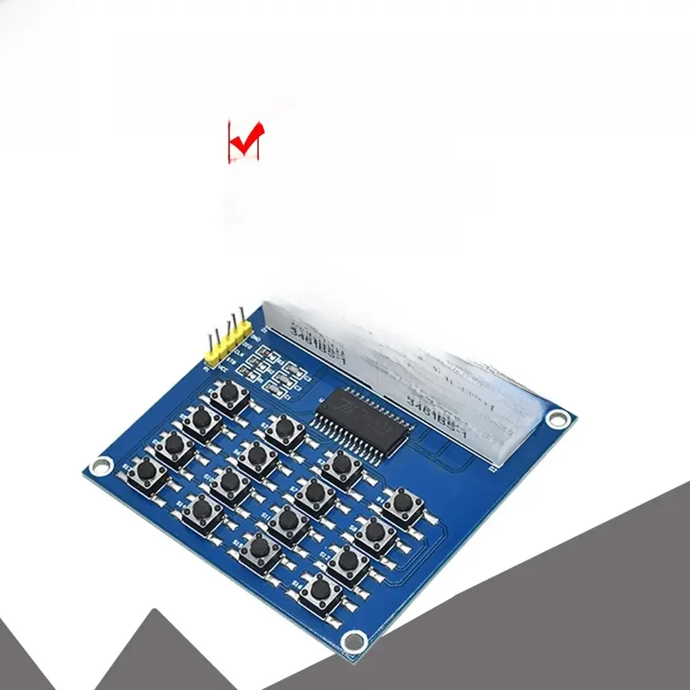TM1638 Cyfrowy wyświetlacz LED 8-bitowa cyfrowa płytka lampowa 3-przewodowa 16 klawiszy 8-bitowy skanowanie klawiatury i moduł LED KEY dla Arduino — zdjęcie 2