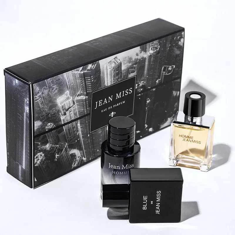 Men's Cologne Set 4 In 1 Set, Fresh Lemon Scent 1.01 Oz Long Lasting Fragrance Set Perfect Birthday Gift For Father, Boyfriend