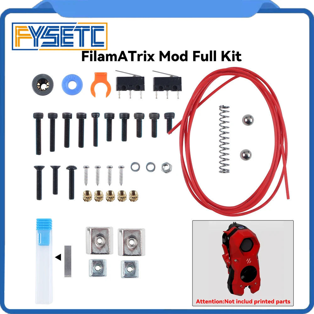 

FYSETC FilamATrix Stealthburner Toolhead Voron StealthBurner Filament Cutter CW2 Mod for BoxTurtle Upgraded 3D Printer Parts