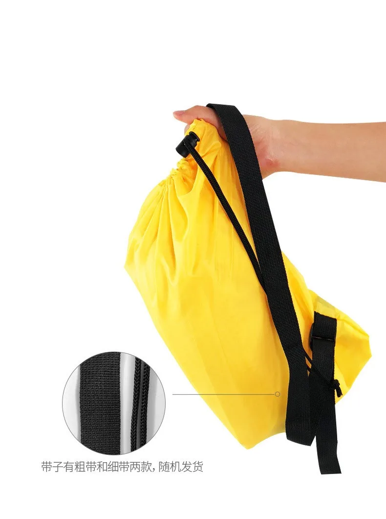 Sofá inflable perezoso portátil para exteriores, cama de aire para Parque de pastizales, playa de agua, juguetes, silla inflable, sofá de aire