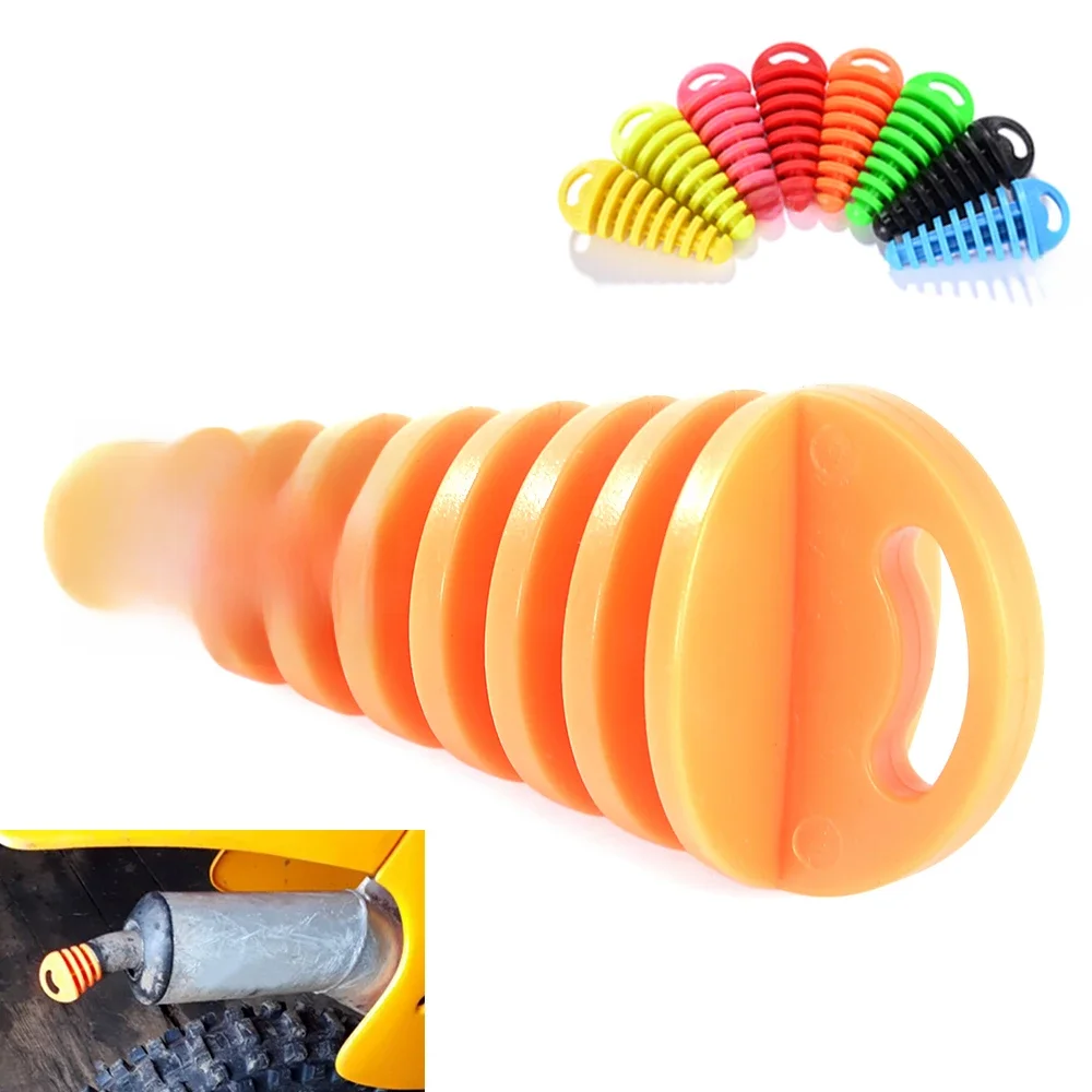 AliExpress BJGLOBAL Motorcycle exhaust plug tail pipe off-road silencer Wash Plug Pipe Protector For Kawasaki Yamaha KTM BMW Honda Dirt bike