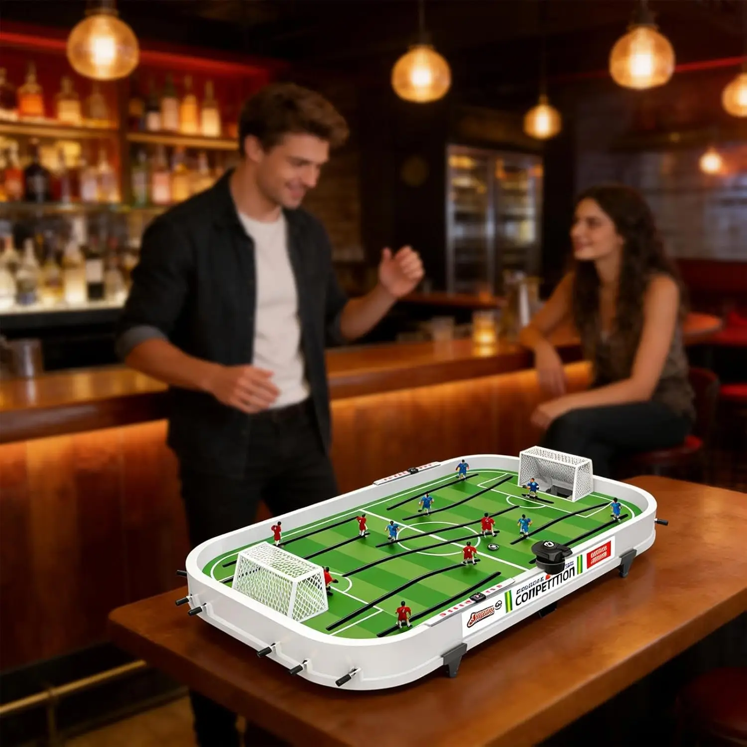 

Настольный футбол: мини-игра для интерактивного досуга, футбольные игрушки для развлечений с друзьями, детьми, семьей, спортивная настольная игра в футбол