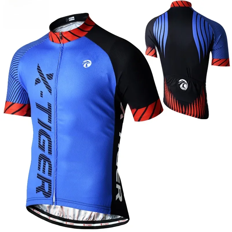 AliExpress X-TIGER Cycling Jersey Men Mountain Bike Clothing Quick-Dry Racing MTB Bicycle Clothes SPF 40+ Breathale Cycling Clothing Wear